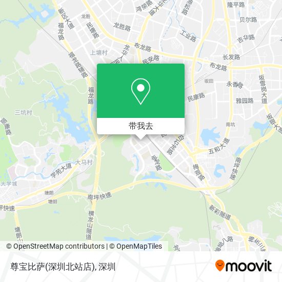 尊宝比萨(深圳北站店)地图