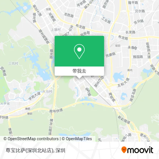 尊宝比萨(深圳北站店)地图