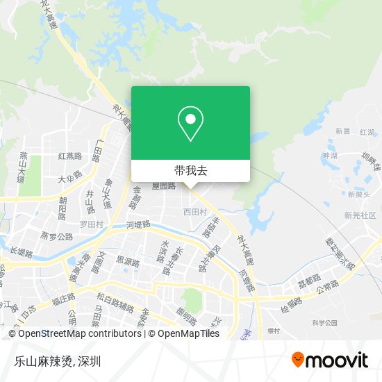 乐山麻辣烫地图