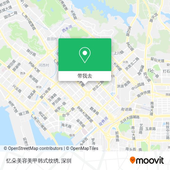 忆朵美容美甲韩式纹绣地图