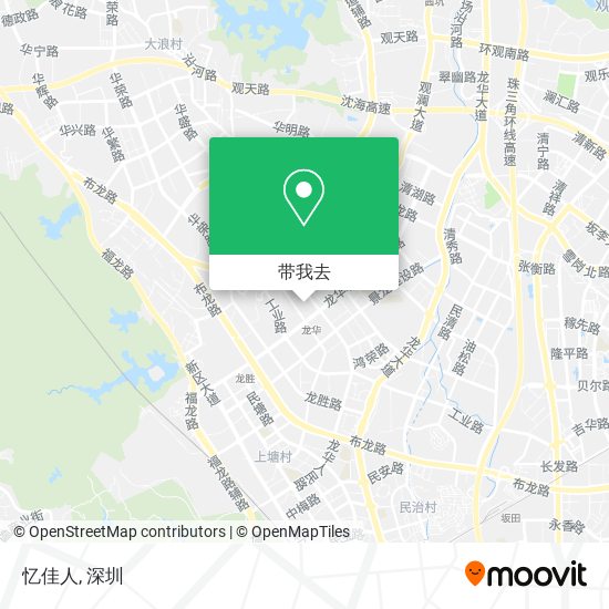 忆佳人地图