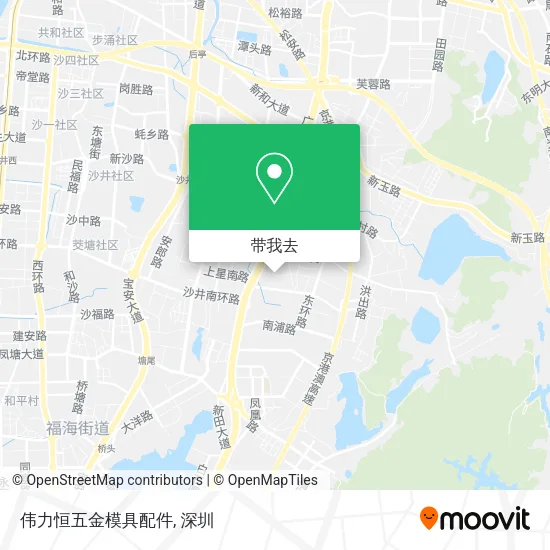 伟力恒五金模具配件地图