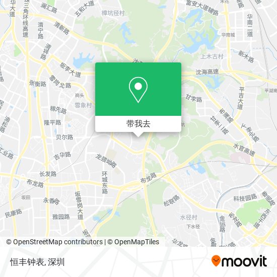 恒丰钟表地图