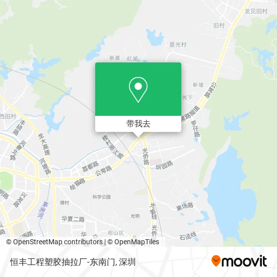 恒丰工程塑胶抽拉厂-东南门地图