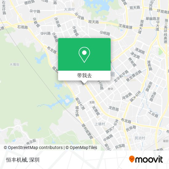 恒丰机械地图