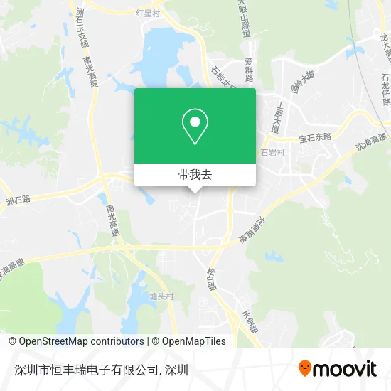 深圳市恒丰瑞电子有限公司地图