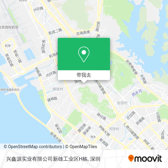 兴鑫源实业有限公司新雄工业区H栋地图
