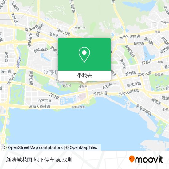 新浩城花园-地下停车场地图