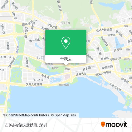 古风尚婚纱摄影店地图