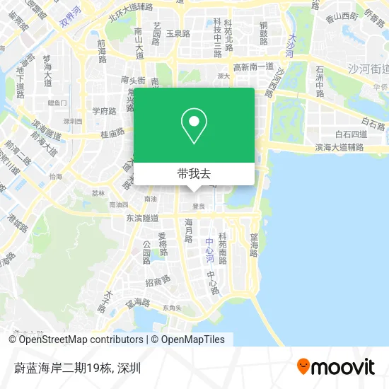 蔚蓝海岸二期19栋地图