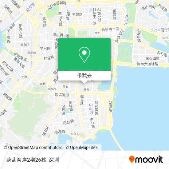 蔚蓝海岸2期26栋地图