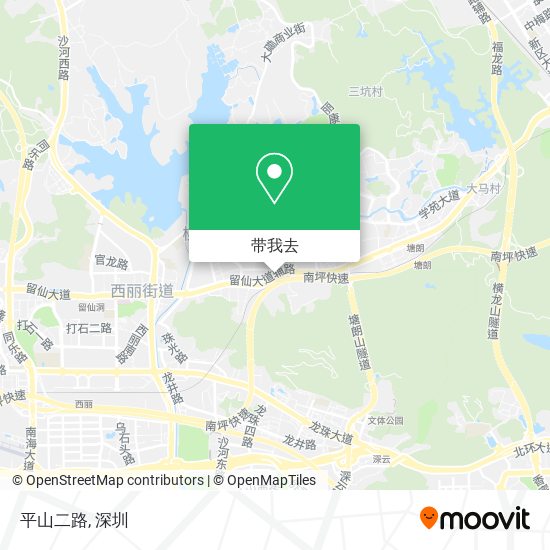 平山二路地图