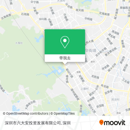 深圳市六大安投资发展有限公司地图