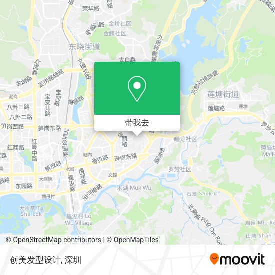 创美发型设计地图