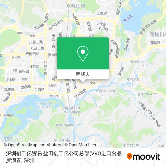 深圳创千亿贸易 盐田创千亿公司总部地图