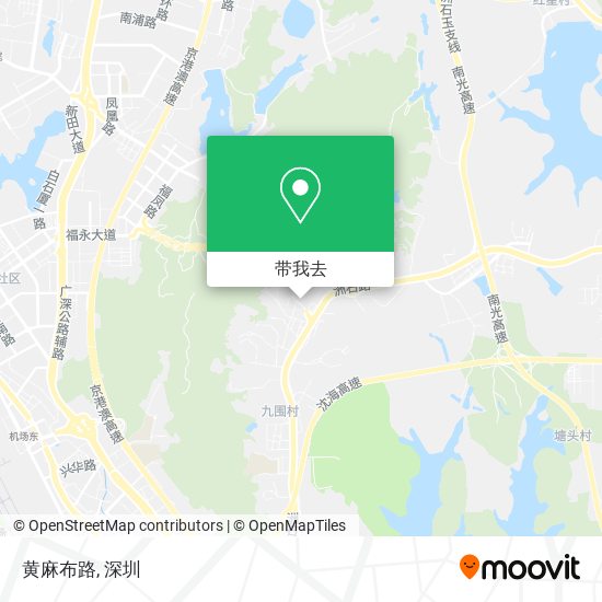 黄麻布路地图