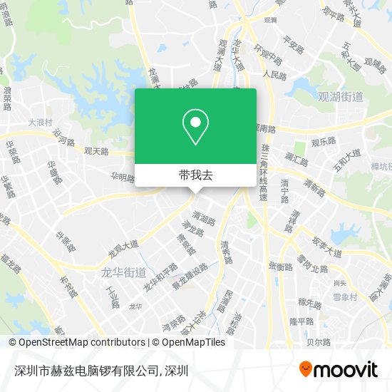 深圳市赫兹电脑锣有限公司地图