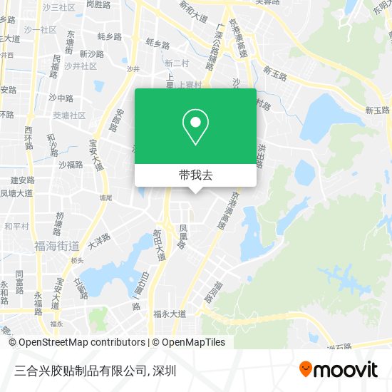 三合兴胶贴制品有限公司地图