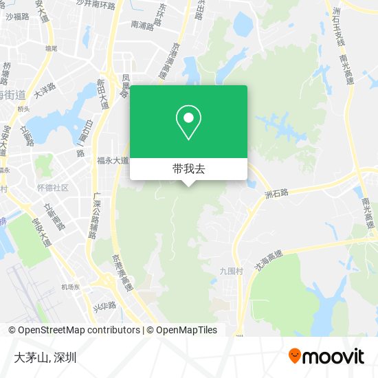 大茅山地图