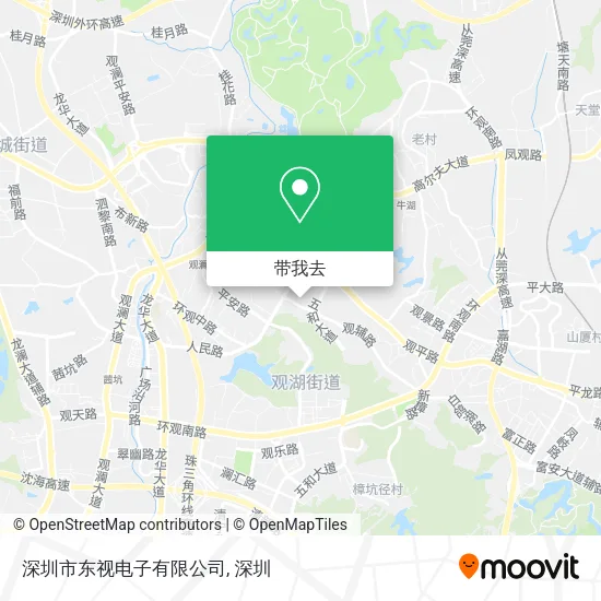 深圳市东视电子有限公司地图