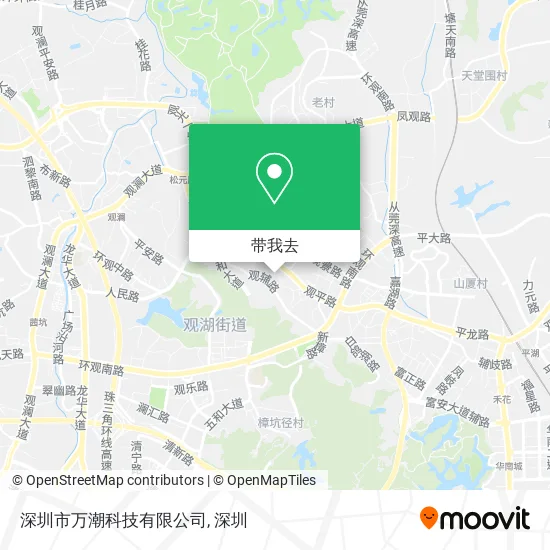 深圳市万潮科技有限公司地图