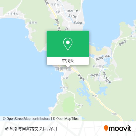 教育路与同富路交叉口地图