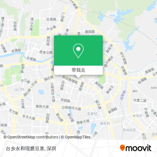台乡永和现磨豆浆地图