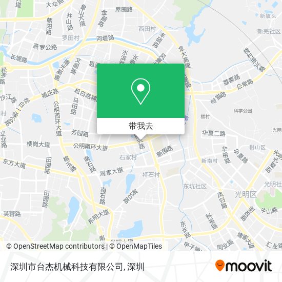 深圳市台杰机械科技有限公司地图