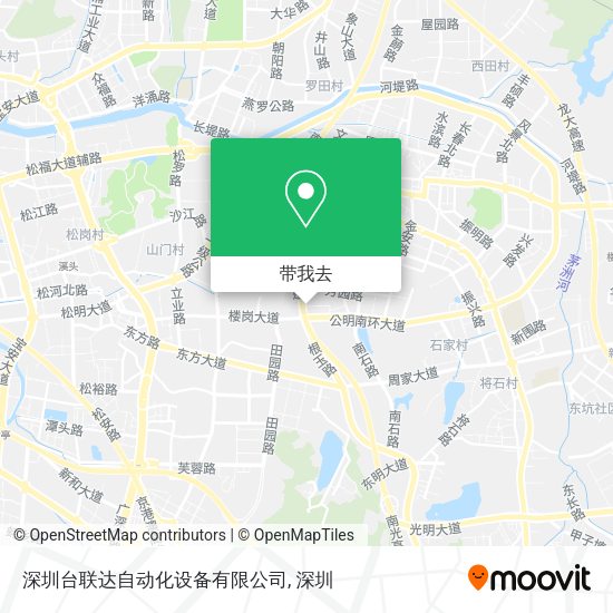 深圳台联达自动化设备有限公司地图