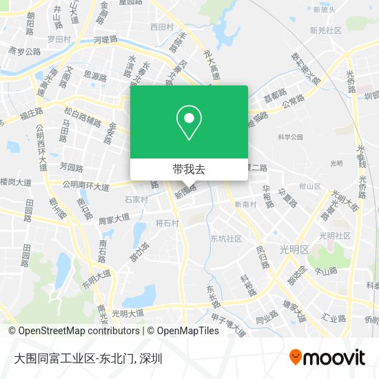 大围同富工业区-东北门地图