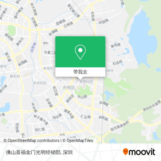 佛山喜福金门光明经销部地图