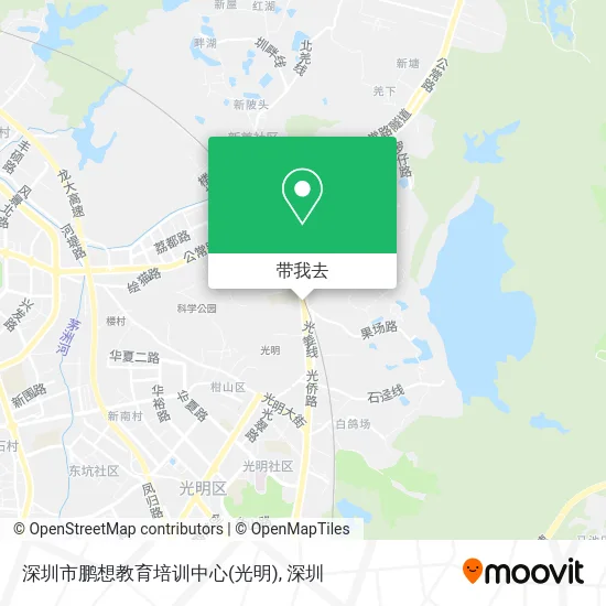 深圳市鹏想教育培训中心(光明)地图