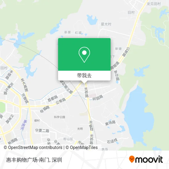 惠丰购物广场-南门地图