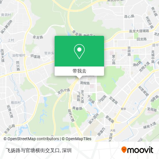 飞扬路与官塘横街交叉口地图