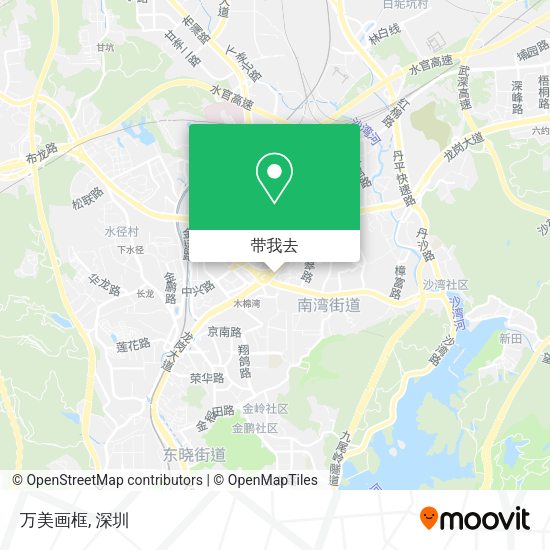 万美画框地图