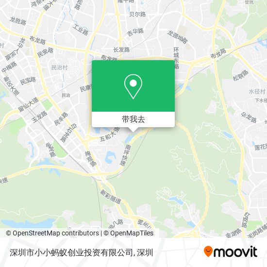深圳市小小蚂蚁创业投资有限公司地图