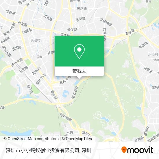 深圳市小小蚂蚁创业投资有限公司地图