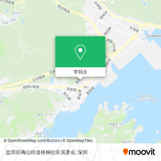 盐田区梅山街道梧桐社区居委会地图