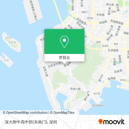 深大附中高中部(东南门)地图