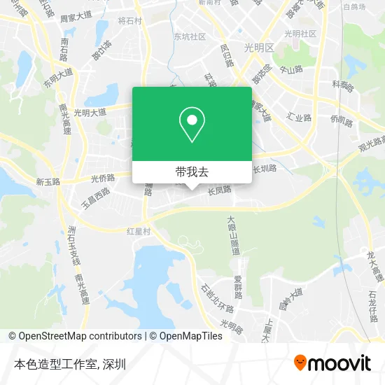 本色造型工作室地图