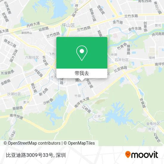 比亚迪路3009号33号地图