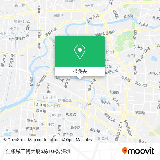 佳领域工贸大厦b栋10楼地图