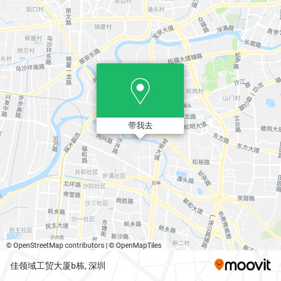 佳领域工贸大厦b栋地图