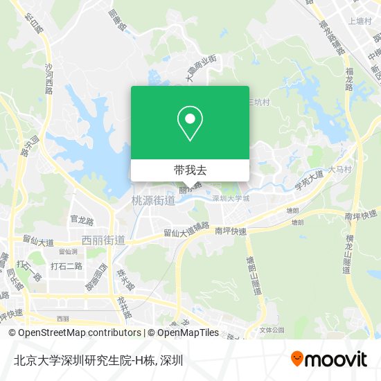 北京大学深圳研究生院-H栋地图