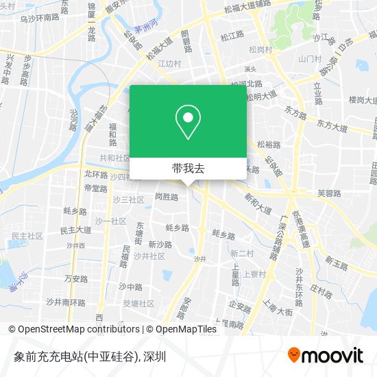 象前充充电站(中亚硅谷)地图