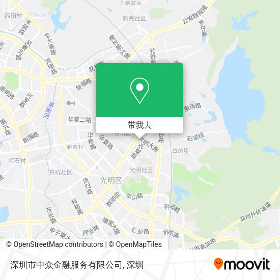 深圳市中众金融服务有限公司地图