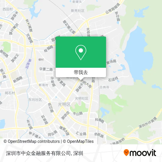 深圳市中众金融服务有限公司地图