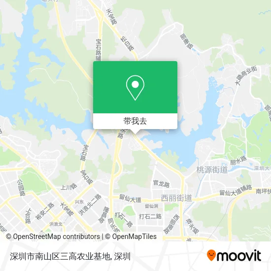 深圳市南山区三高农业基地地图
