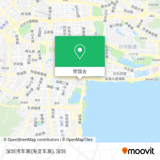深圳湾车展(海灵车展)地图