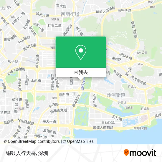 铜鼓人行天桥地图
